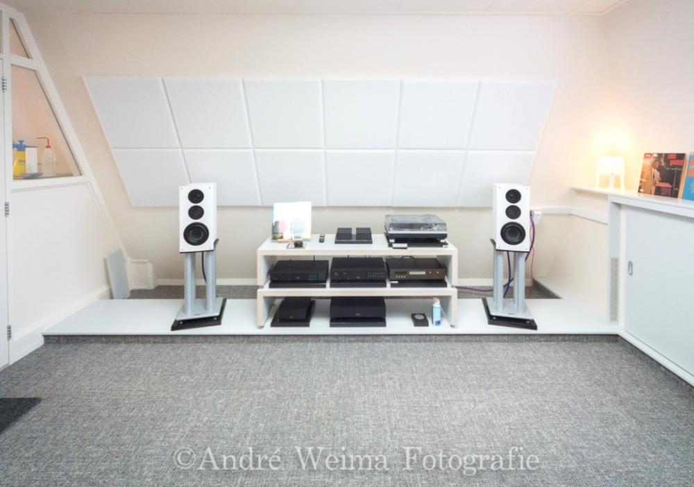 Akoestische panelen studio hifi luisterruimte