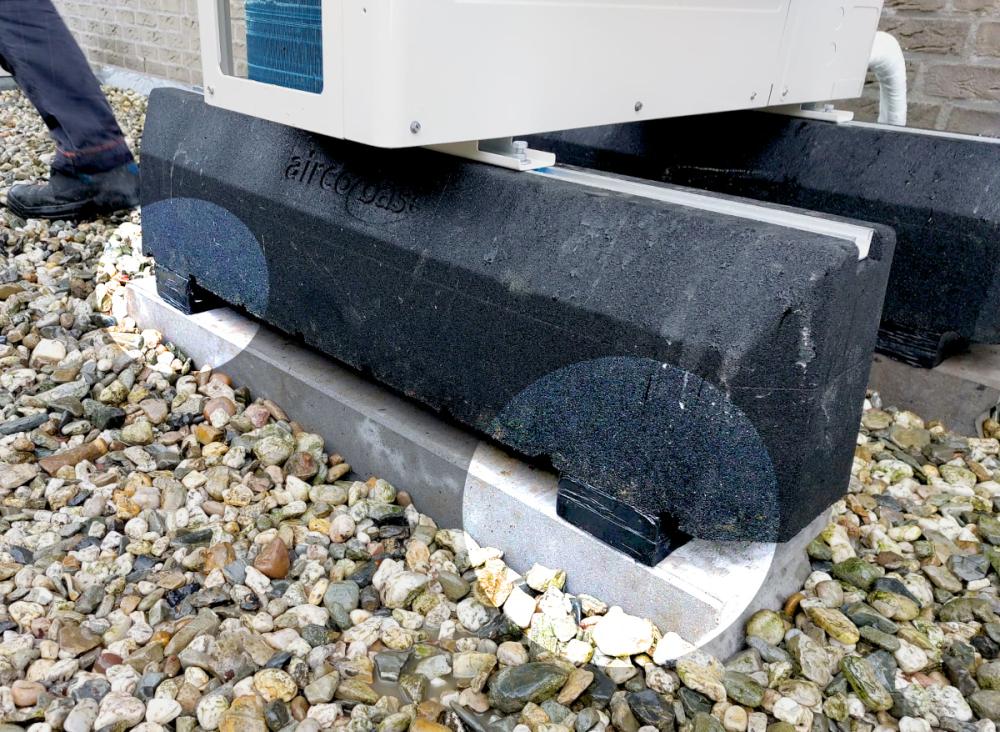 Airco unit plat dak isoleren