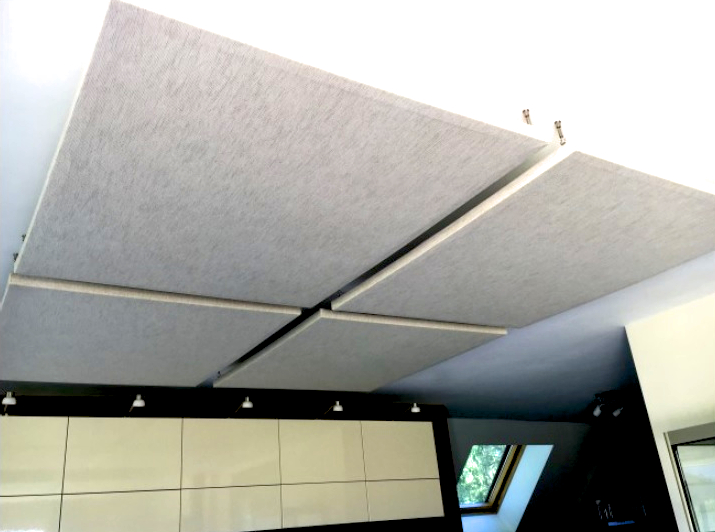Doe het zelf absorptiepaneel voor wand of plafond