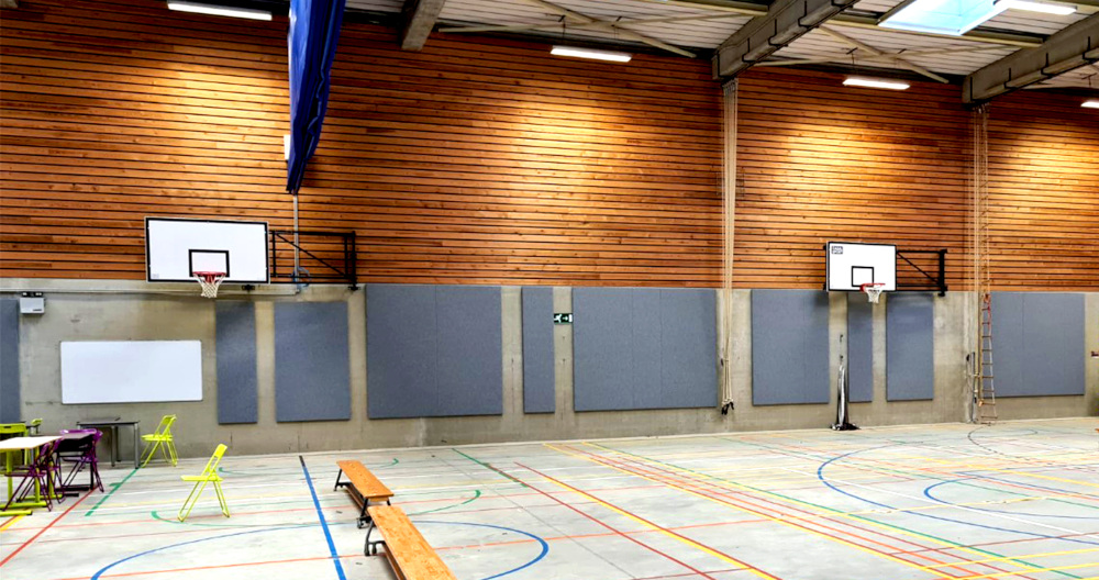 Akoestiek verbeteren in gymzaal, sporthal of sportschool