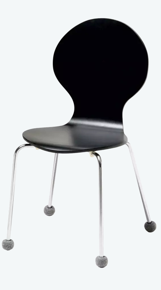 Contactgeluid schuivende stoelen