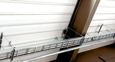 Project ruimte akoestiek met cannelure dakplaten