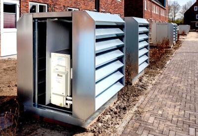 Geluiddempende warmtepomp omkasting DICE